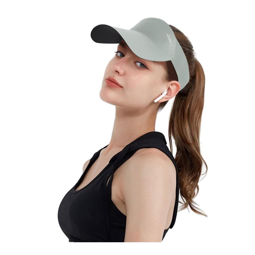 Sportliche Sonnenvisiere mit großer Krempe für Damen und Herren – Ideale Strand- und Outdoor-Sonnenblende für Wanderungen Reisen und den Sommer