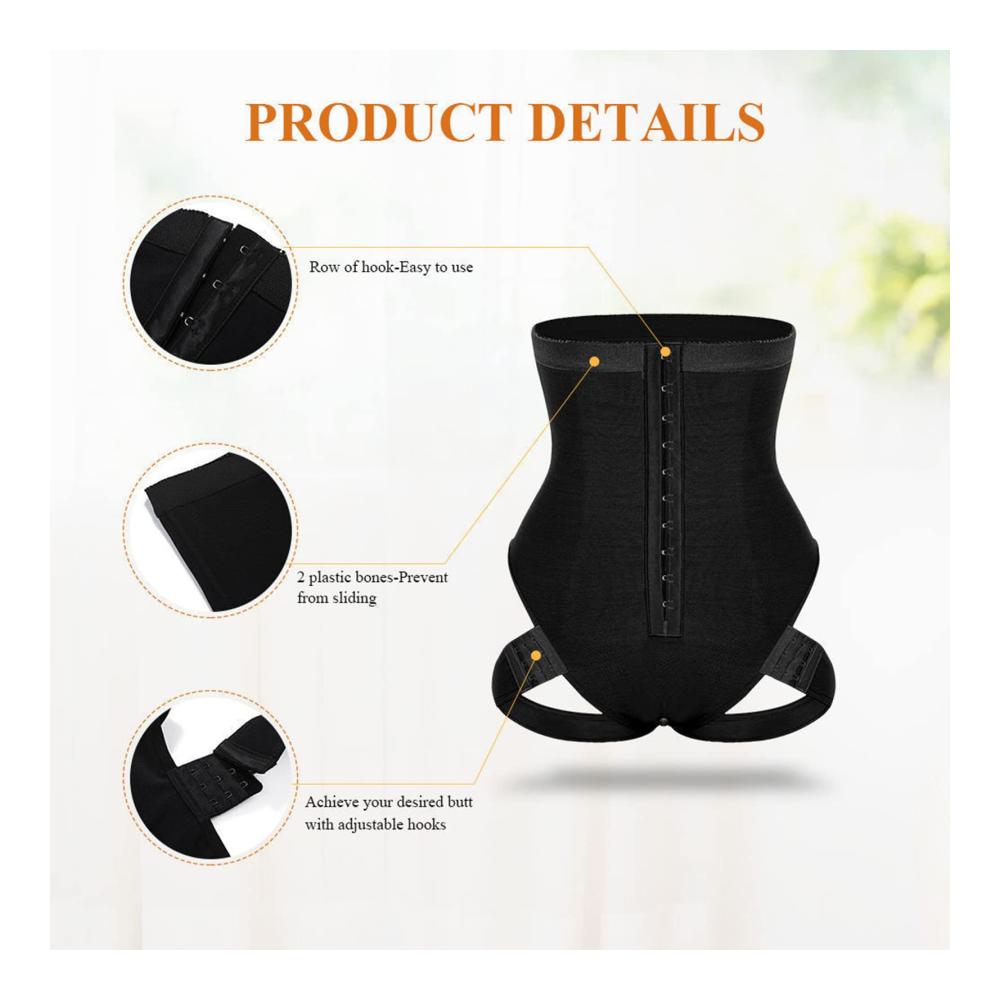Bauchweg-Slip mit Po-Lifting Hochtaillierte Shapewear für Frauen zur Bauchkontrolle