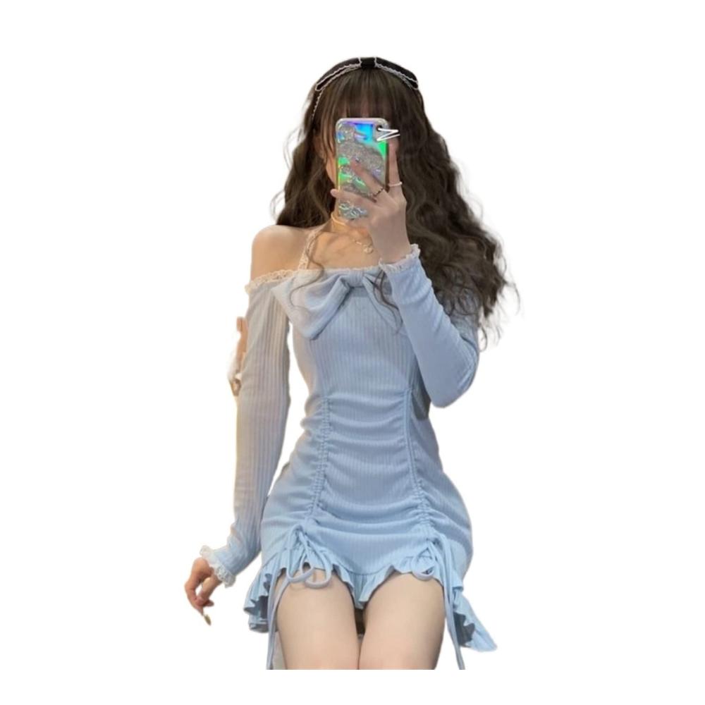 Pareos & Strandkleider für Frauen 2023 Kawaii süße Rüschen Lolita-Style Lace Robe für den Frühling