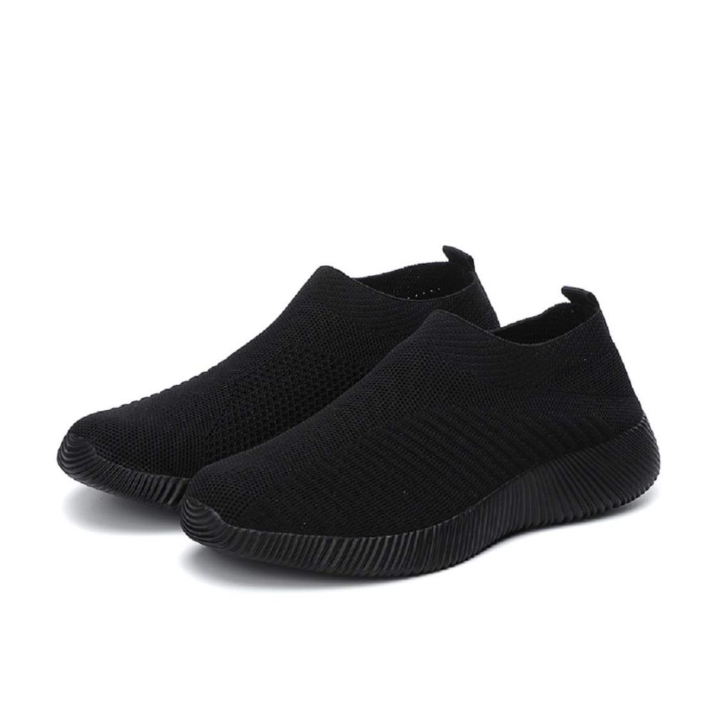 Mesh Slip-On Sneaker Damen | Leicht Atmungsaktiv & Bequem für Outdoor-Aktivitäten | Fitness- und Jogging-Schuhe für Damen