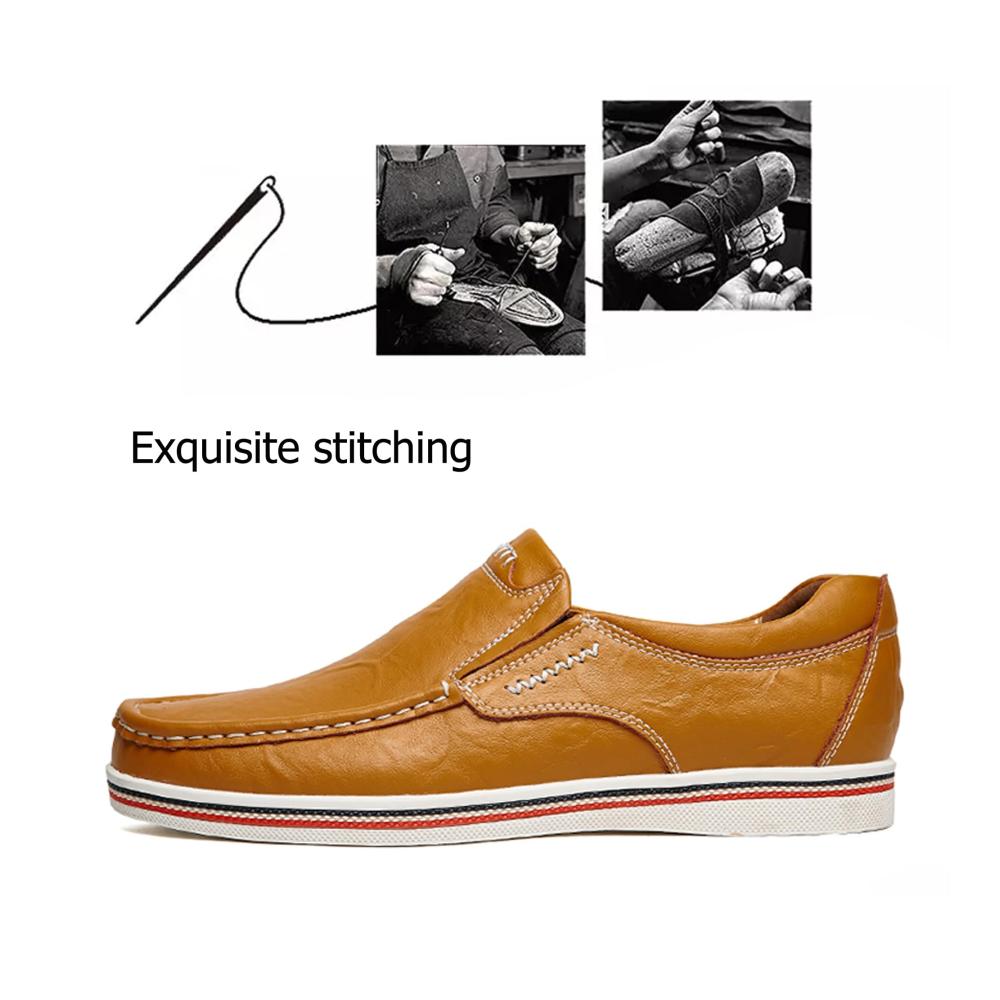 Herren Schnürhalbschuhe Business Brogue bequeme Mokassins für Casual Driving Sport & Walking