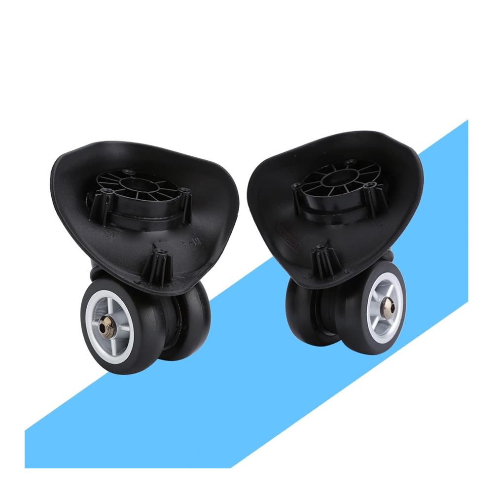 2er Set PVC-Koffer-Ersatzräder für Trolley-Gepäck – Langlebig Geräuschlos & Perfekte Passform für die Meisten Gepäckstücke